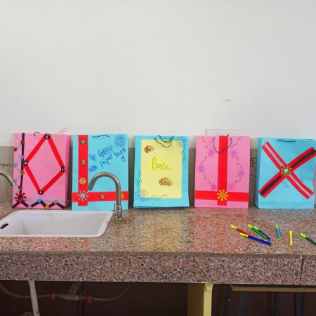 PAPER BAG MAKING COMPETITION